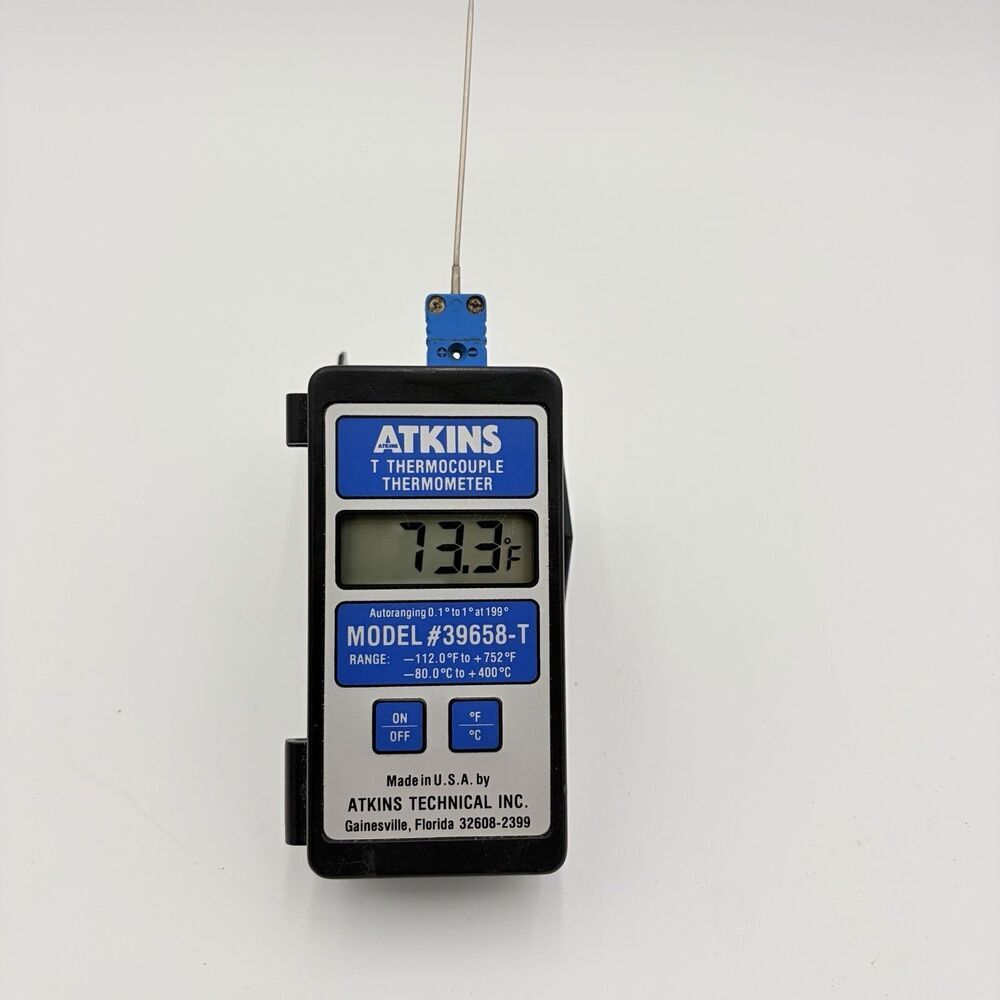 Atkins 39658-T Digital T Thermocouple Thermometer Tested Working USA Made